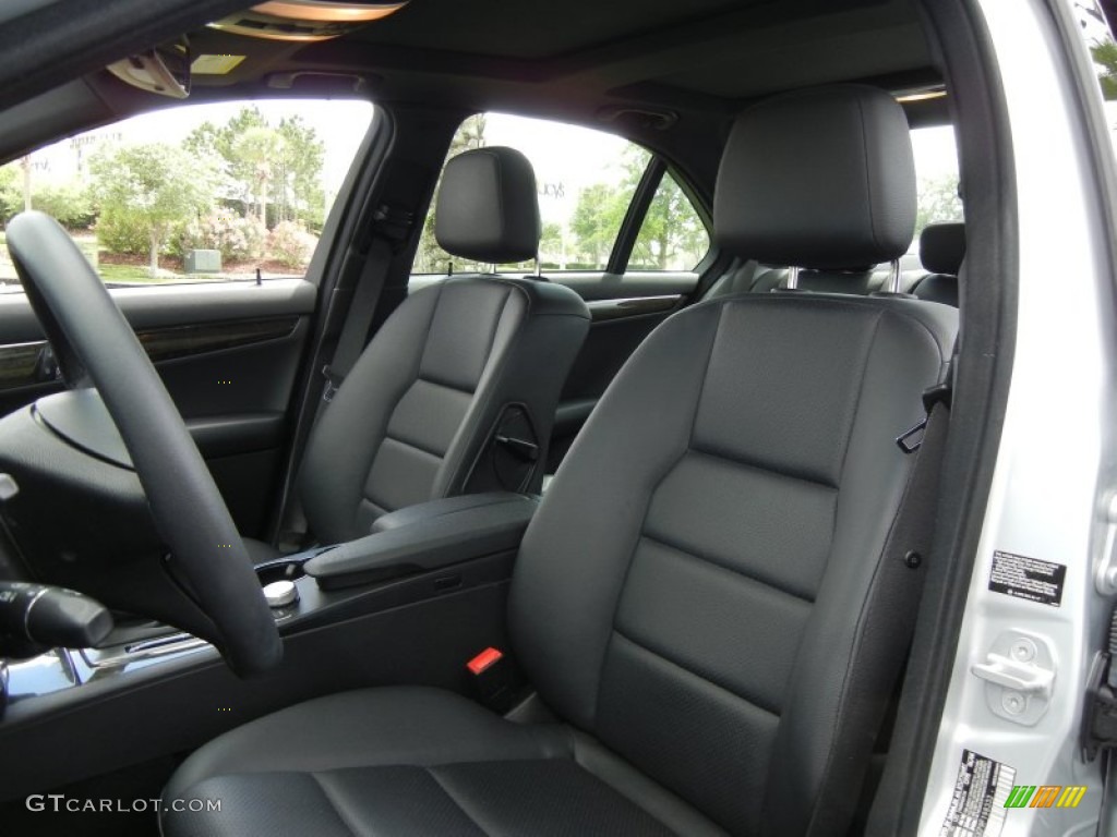 Black Interior 2009 Mercedes-Benz C 350 Sport Photo #62800072
