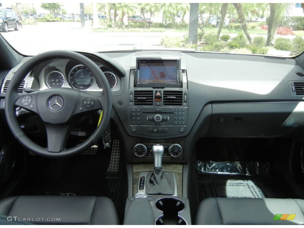 2009 Mercedes-Benz C 350 Sport Black Dashboard Photo #62800135