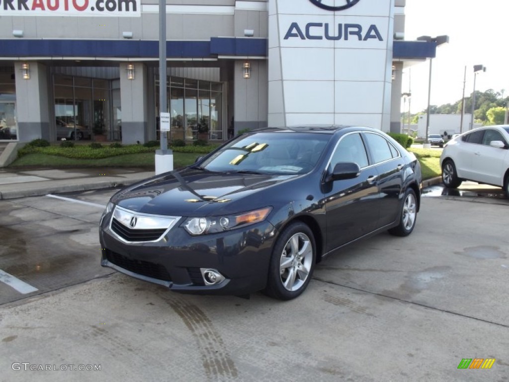 2012 TSX Sedan - Graphite Luster Metallic / Taupe photo #1