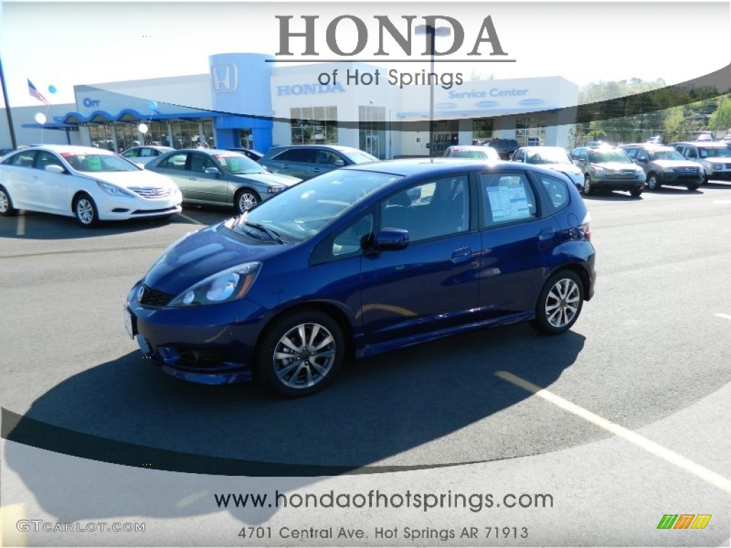 Vortex Blue Pearl Honda Fit