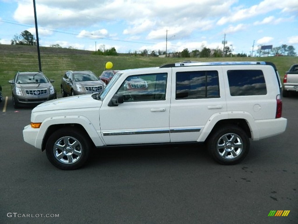 Stone White 2008 Jeep Commander Limited Exterior Photo #62801965