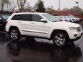 2012 Stone White Jeep Grand Cherokee Overland 4x4  photo #2