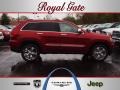 2012 Deep Cherry Red Crystal Pearl Jeep Grand Cherokee Limited 4x4  photo #1