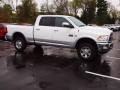 2012 Bright White Dodge Ram 2500 HD Laramie Crew Cab 4x4  photo #2