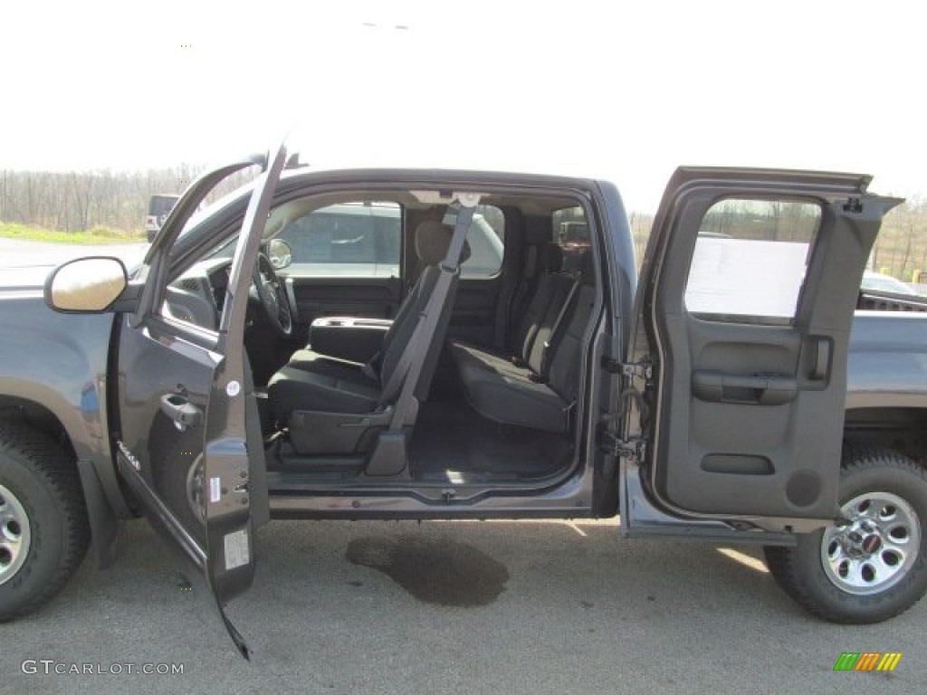 2010 Sierra 1500 SL Extended Cab 4x4 - Storm Gray Metallic / Dark Titanium photo #13