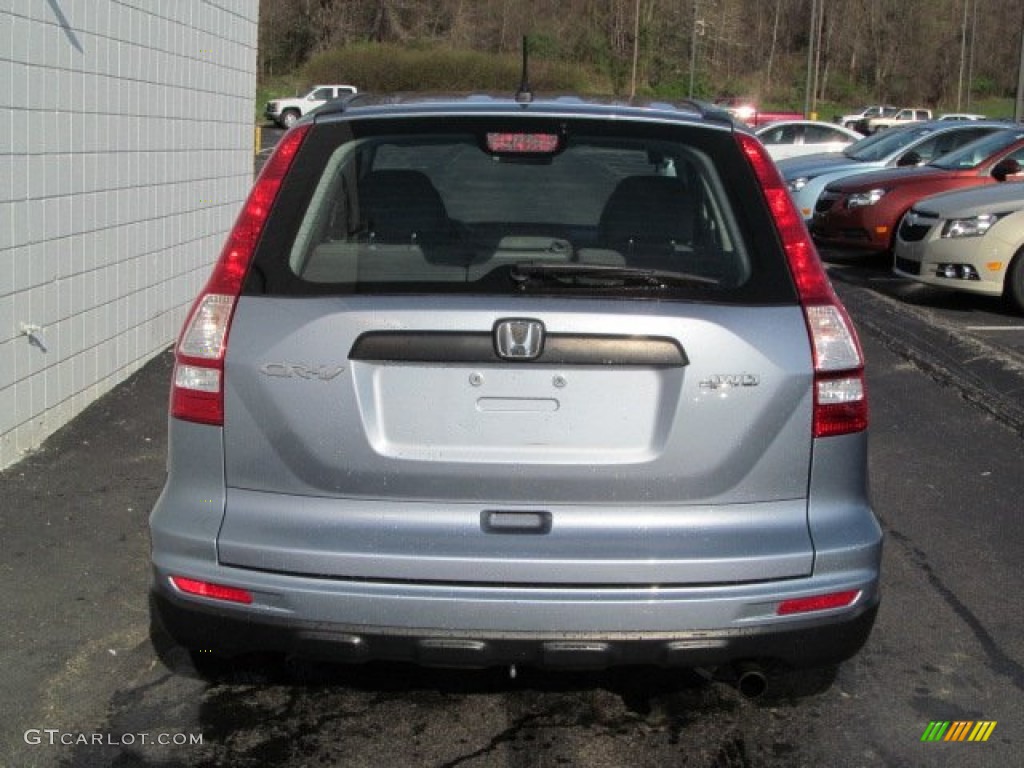 2010 CR-V LX AWD - Glacier Blue Metallic / Gray photo #7