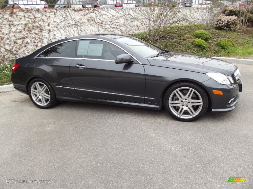 Steel Grey Metallic 2010 Mercedes-Benz E 550 Coupe Exterior Photo #62805556
