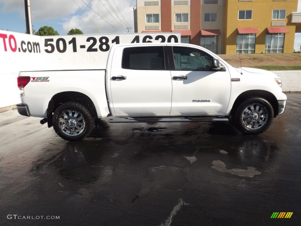 2012 Tundra TSS CrewMax 4x4 - Super White / Graphite photo #8