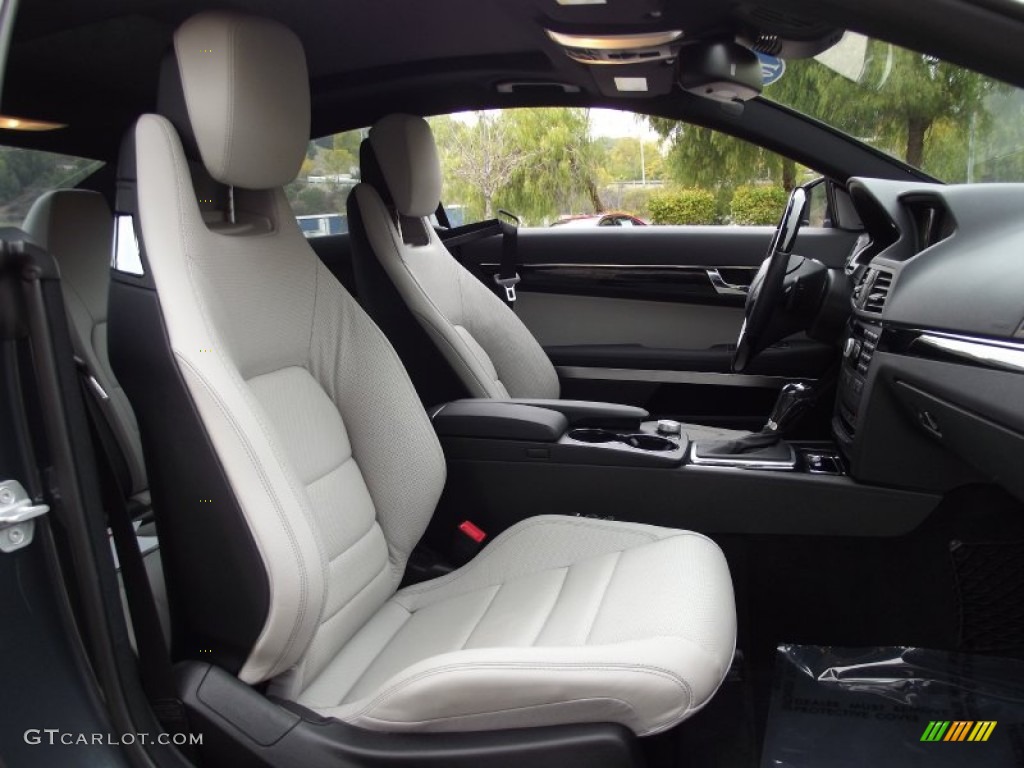 Ash Gray Interior 2010 Mercedes-Benz E 550 Coupe Photo #62805819