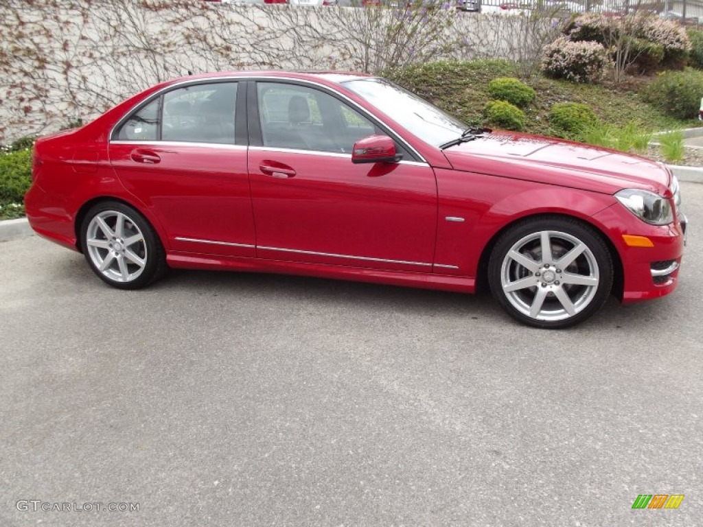 Mars Red 2012 Mercedes-Benz C 250 Sport Exterior Photo #62806195