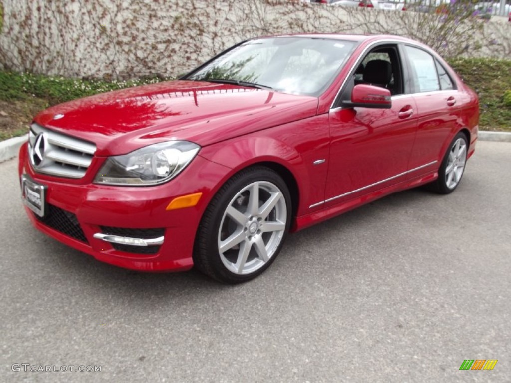 Mars Red 2012 Mercedes-Benz C 250 Sport Exterior Photo #62806222