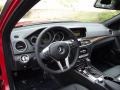 Black 2012 Mercedes-Benz C 250 Sport Interior Color