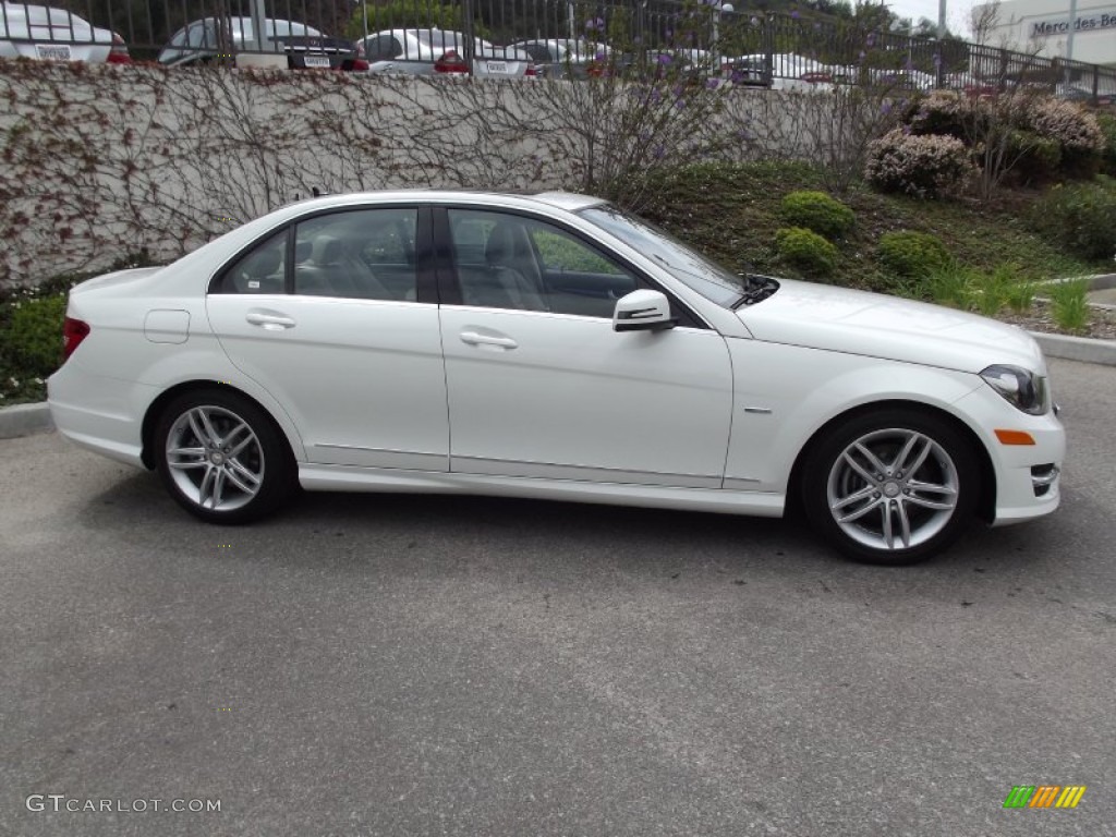 Arctic White 2012 Mercedes-Benz C 250 Sport Exterior Photo #62806294