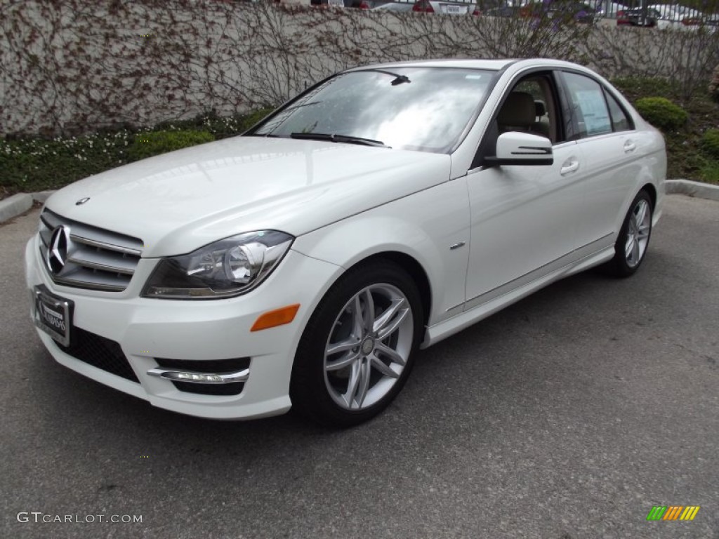 Arctic White 2012 Mercedes-Benz C 250 Sport Exterior Photo #62806321