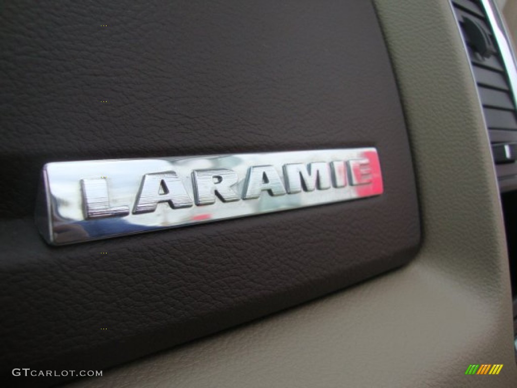 2010 Ram 2500 Laramie Crew Cab 4x4 - Bright White / Light Pebble Beige/Bark Brown photo #38
