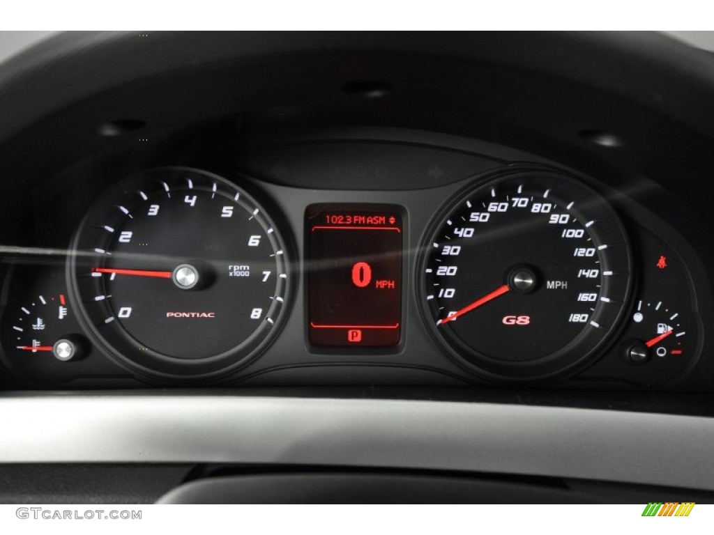 2009 Pontiac G8 Sedan Gauges Photo #62807250