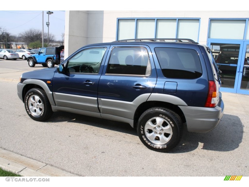 2002 Tribute LX V6 - Calypso Blue Metallic / Gray photo #13