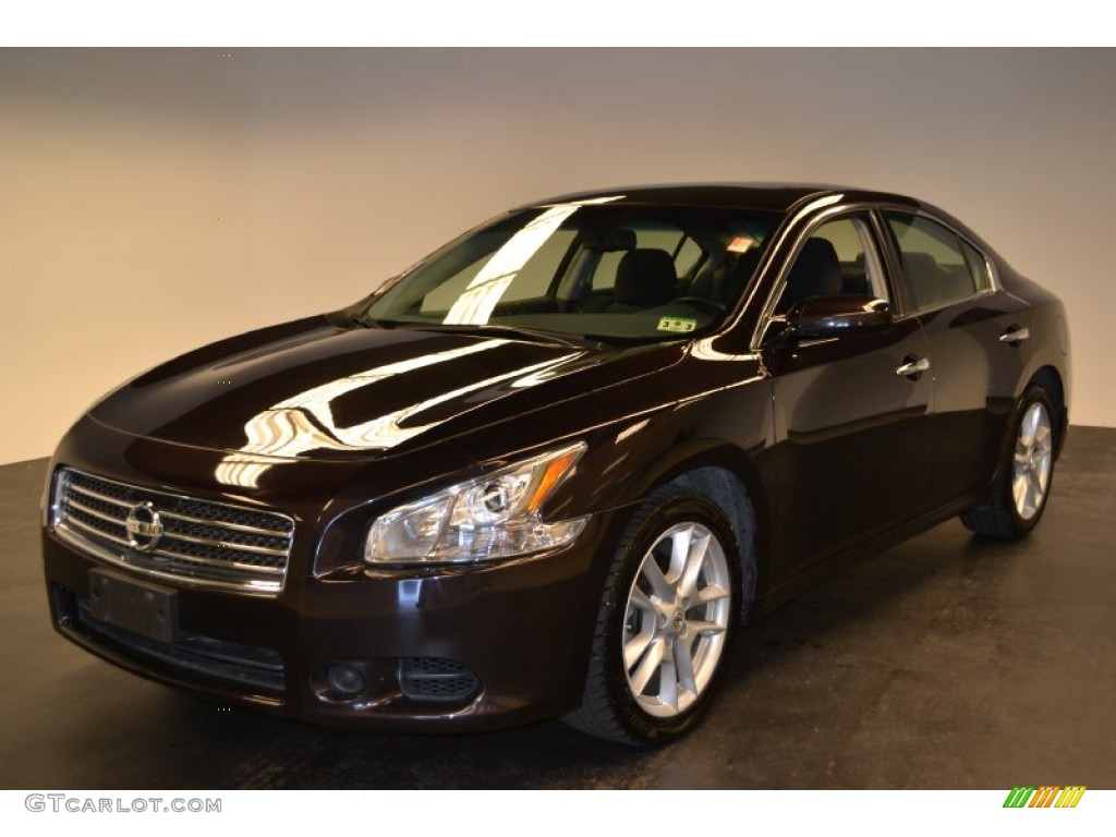 Crimson Black Nissan Maxima