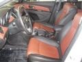 Jet Black/Brick Leather Interior Photo for 2011 Chevrolet Cruze #62809159