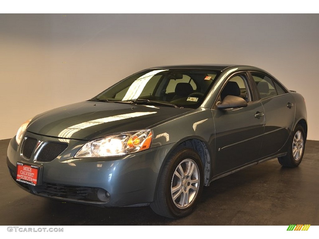 2006 G6 V6 Sedan - Stealth Gray Metallic / Ebony photo #1