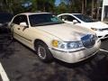 White Pearlescent Metallic 2002 Lincoln Town Car Cartier