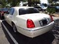 2002 White Pearlescent Metallic Lincoln Town Car Cartier  photo #3