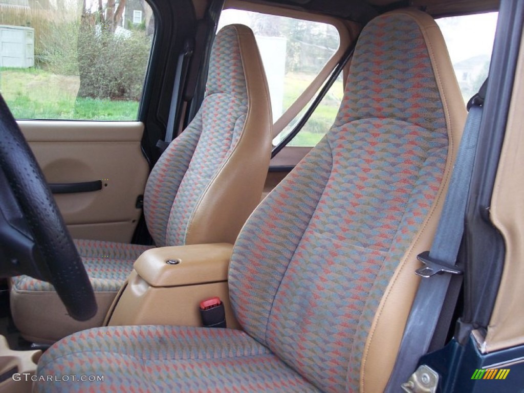 1997 Wrangler SE 4x4 - Emerald Green Pearl / Tan photo #38