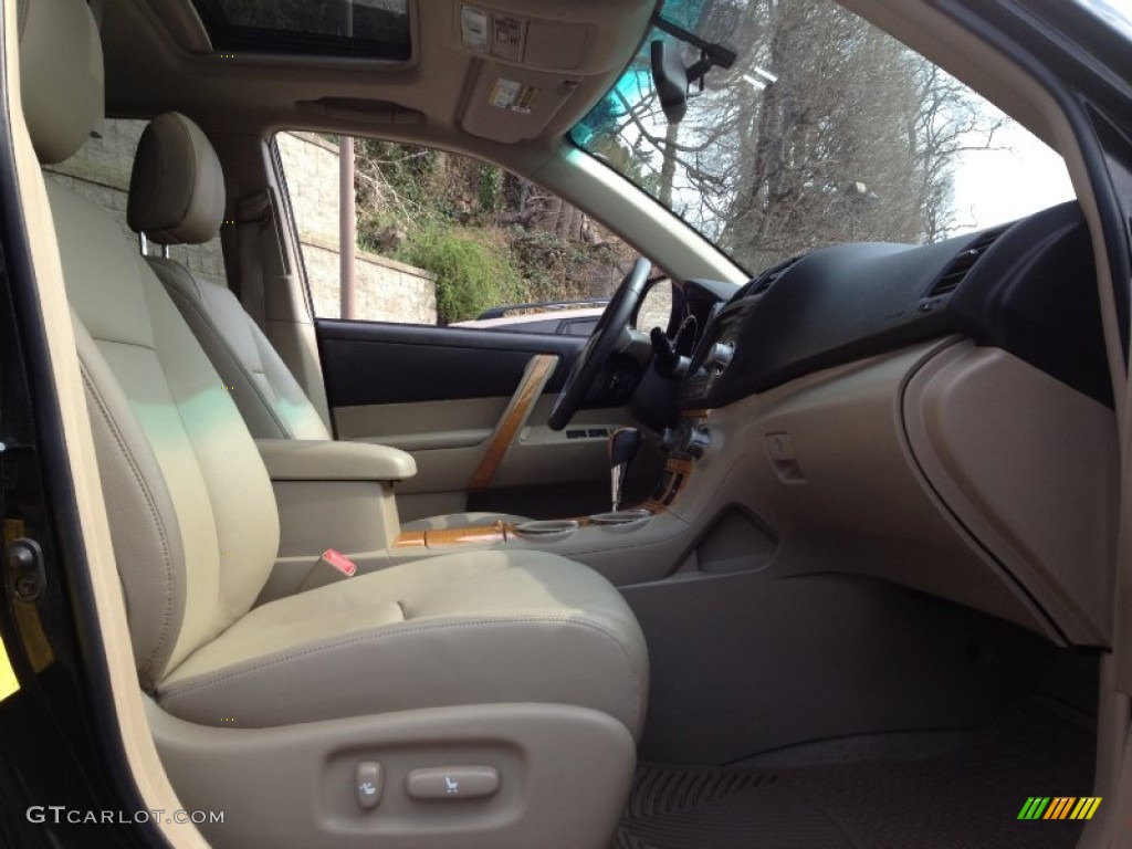 2009 Highlander Hybrid Limited 4WD - Black / Sand Beige photo #22