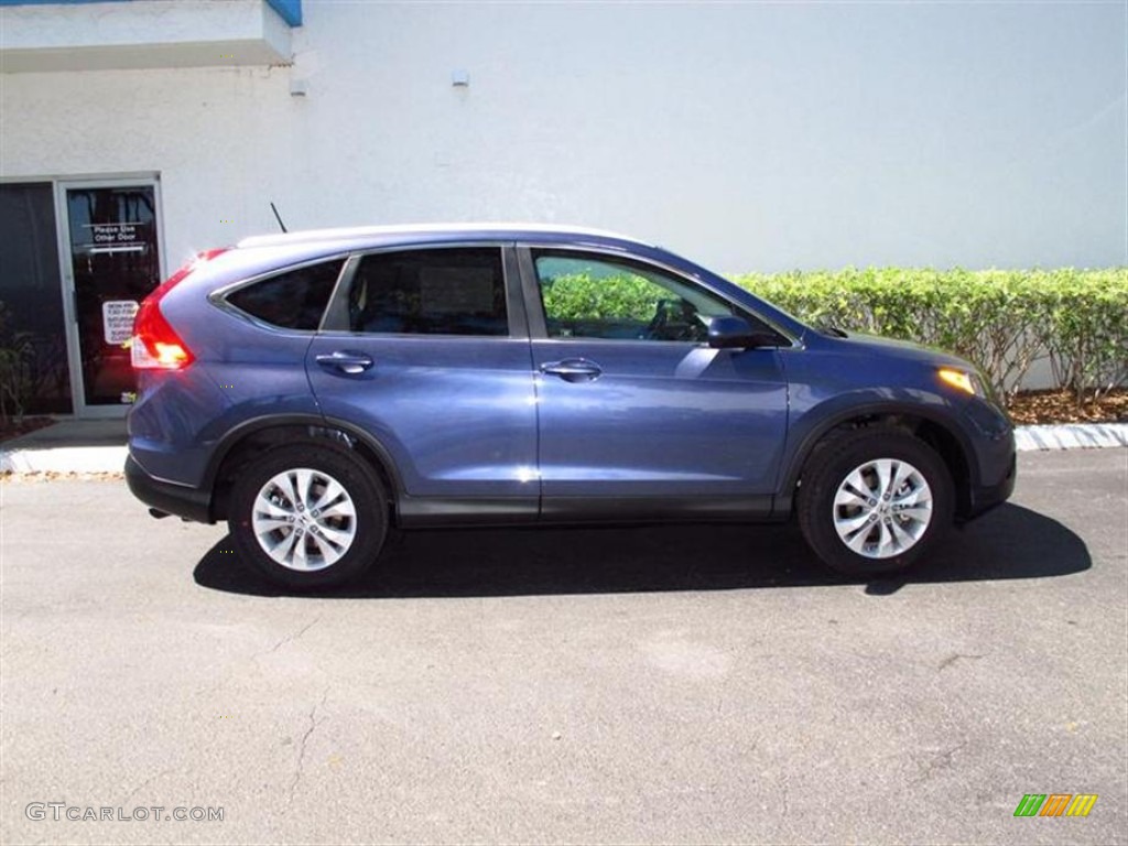 Twilight Blue Metallic 2012 Honda CR-V EX-L Exterior Photo #62809687