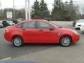 2008 Vermillion Red Ford Focus SE Sedan  photo #6