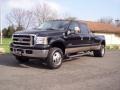 Black - F350 Super Duty Lariat Crew Cab 4x4 Dually Photo No. 2