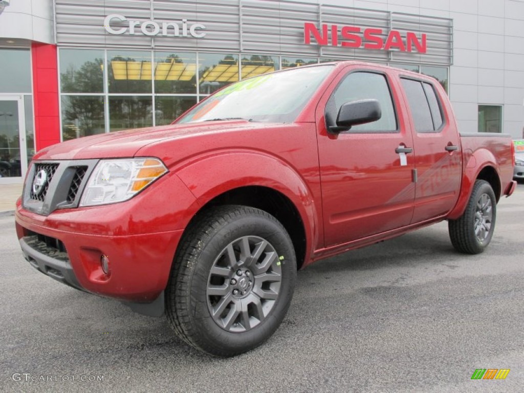 2012 Frontier SV Sport Appearance Crew Cab - Lava Red / SV Sport Graphite photo #1