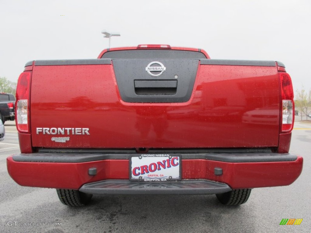 2012 Frontier SV Sport Appearance Crew Cab - Lava Red / SV Sport Graphite photo #4