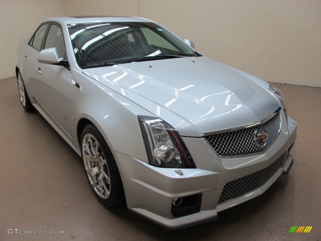 Radiant Silver Metallic 2011 Cadillac CTS -V Sedan Exterior Photo #62811789