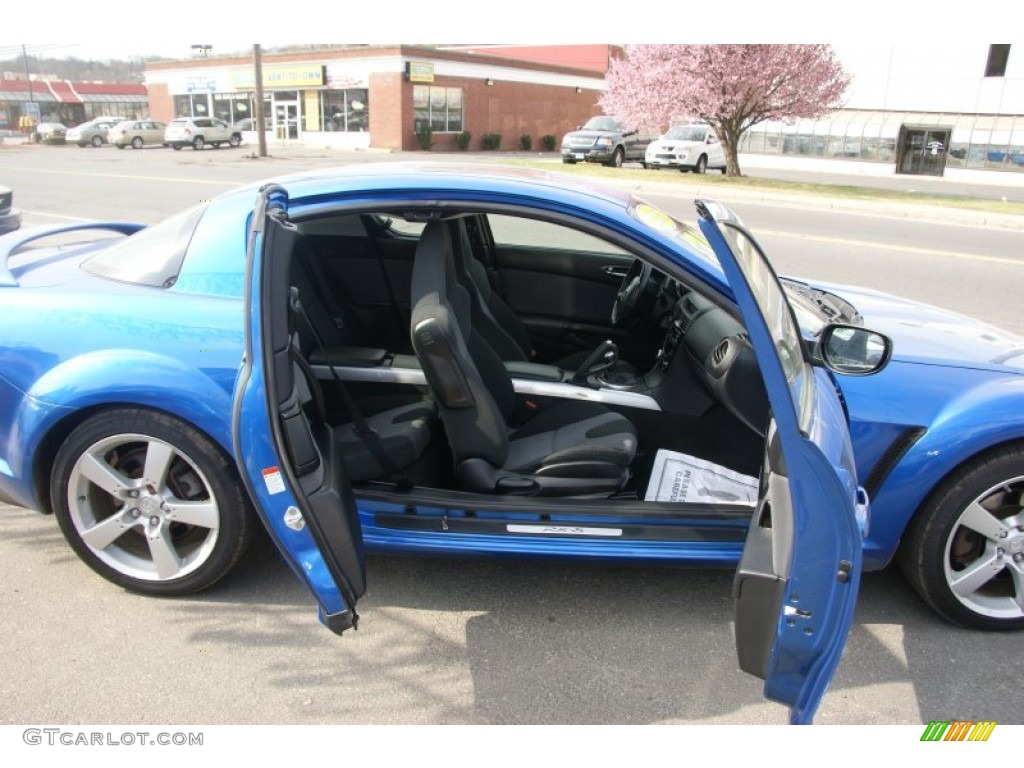 2005 RX-8  - Winning Blue Metallic / Black photo #17