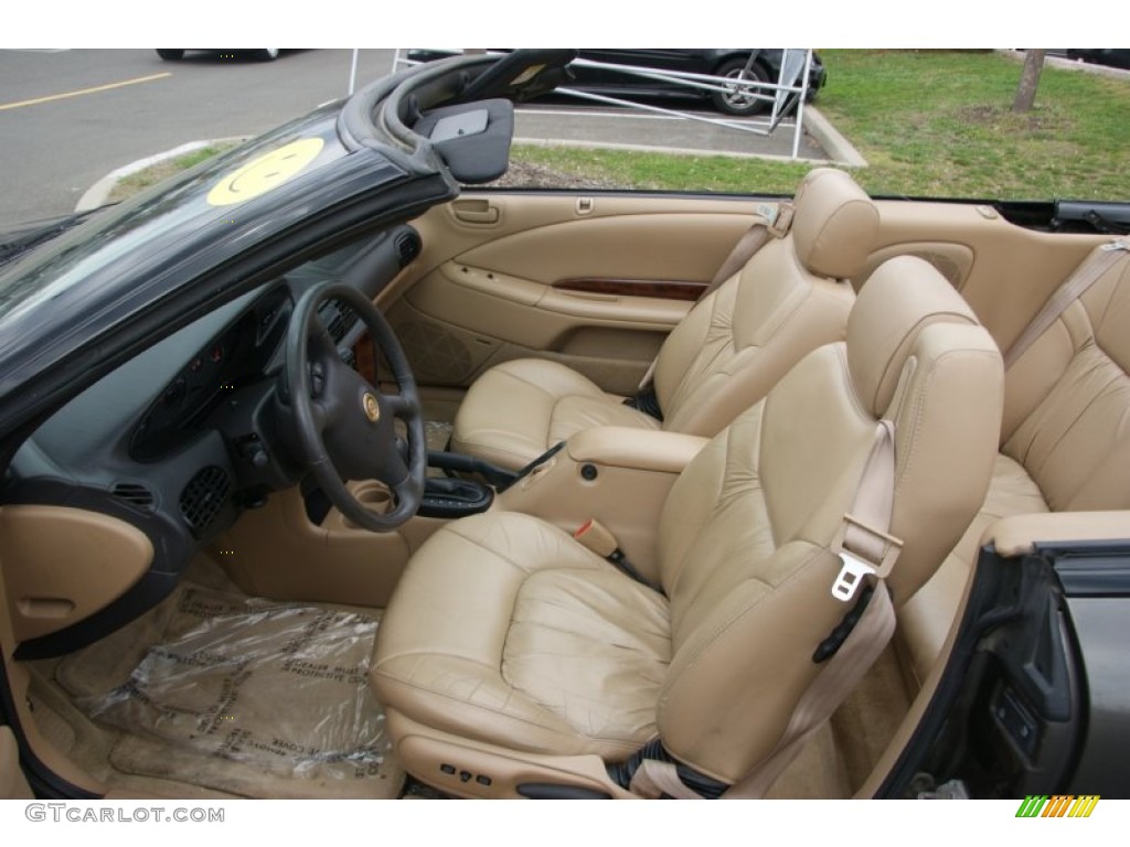 Camel Interior 2000 Chrysler Sebring JXi Convertible Photo #62812432