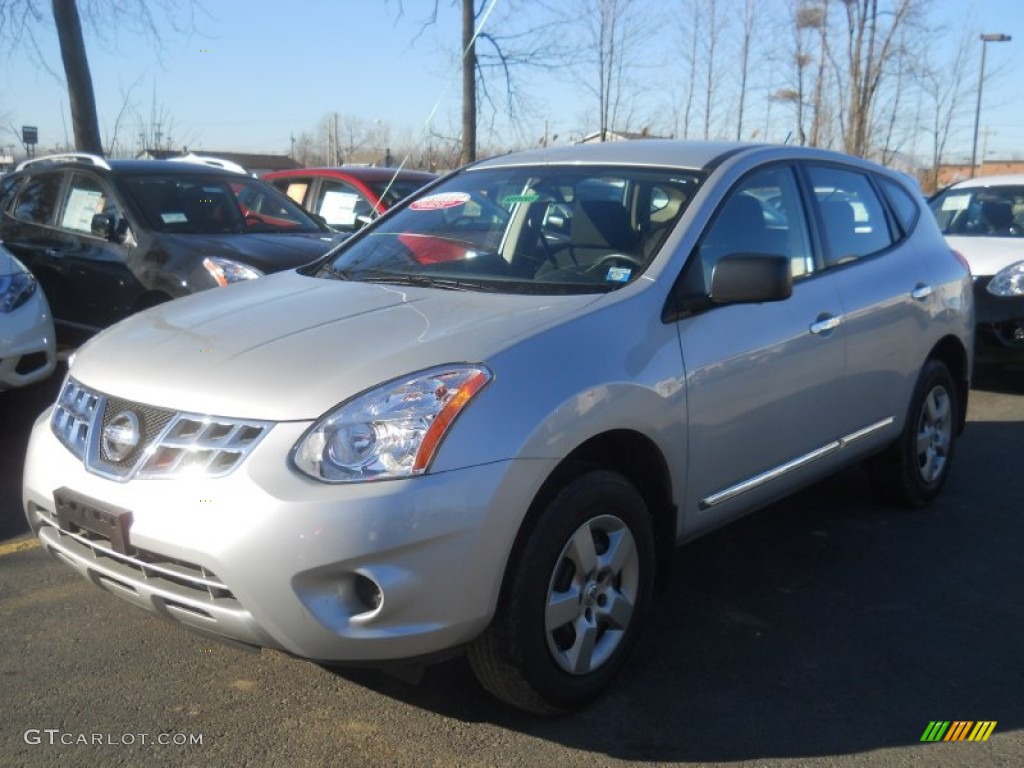 2011 Rogue S AWD - Silver Ice Metallic / Black photo #1