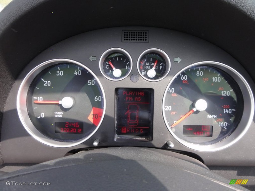 2003 Audi TT 1.8T Roadster Gauges Photos