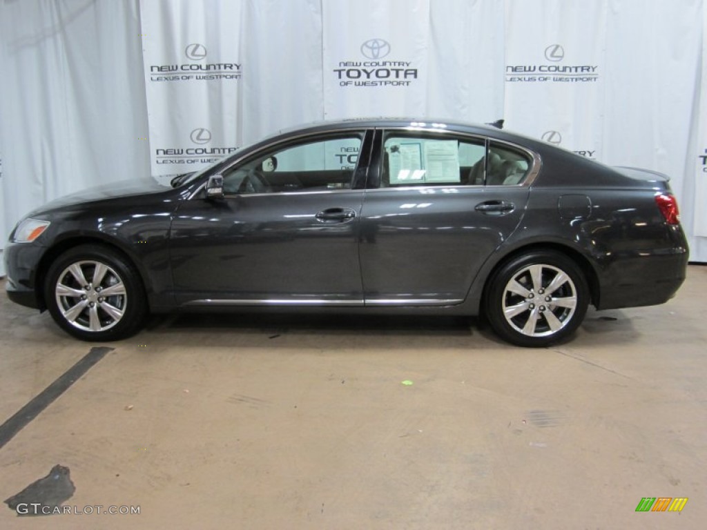 2009 GS 350 AWD - Smokey Granite Gray Mica / Light Gray photo #4