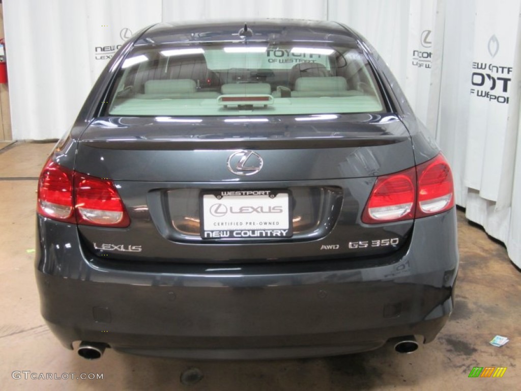 2009 GS 350 AWD - Smokey Granite Gray Mica / Light Gray photo #5