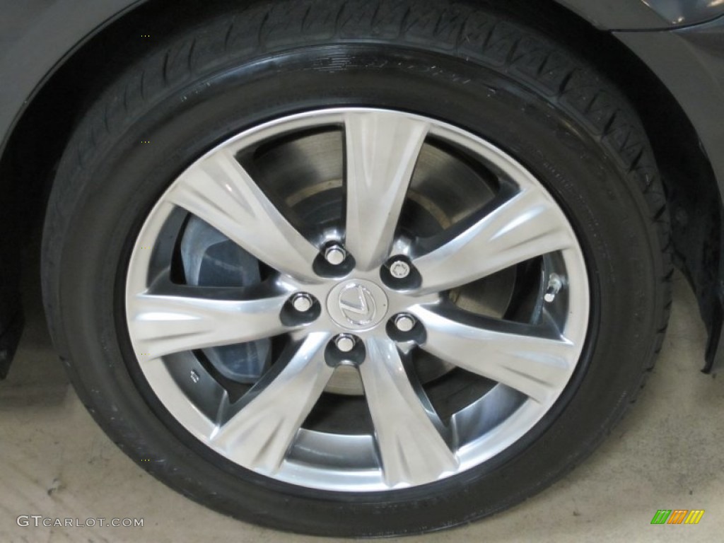 2009 GS 350 AWD - Smokey Granite Gray Mica / Light Gray photo #6