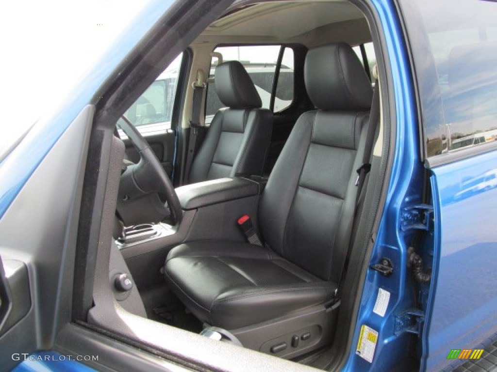 Adrenalin Charcoal Black Interior 2010 Ford Explorer Sport Trac Adrenalin AWD Photo #62816458