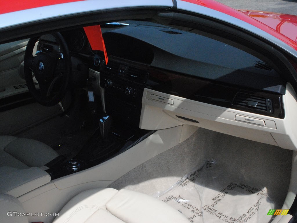 2009 3 Series 335i Convertible - Crimson Red / Cream Beige Dakota Leather photo #5