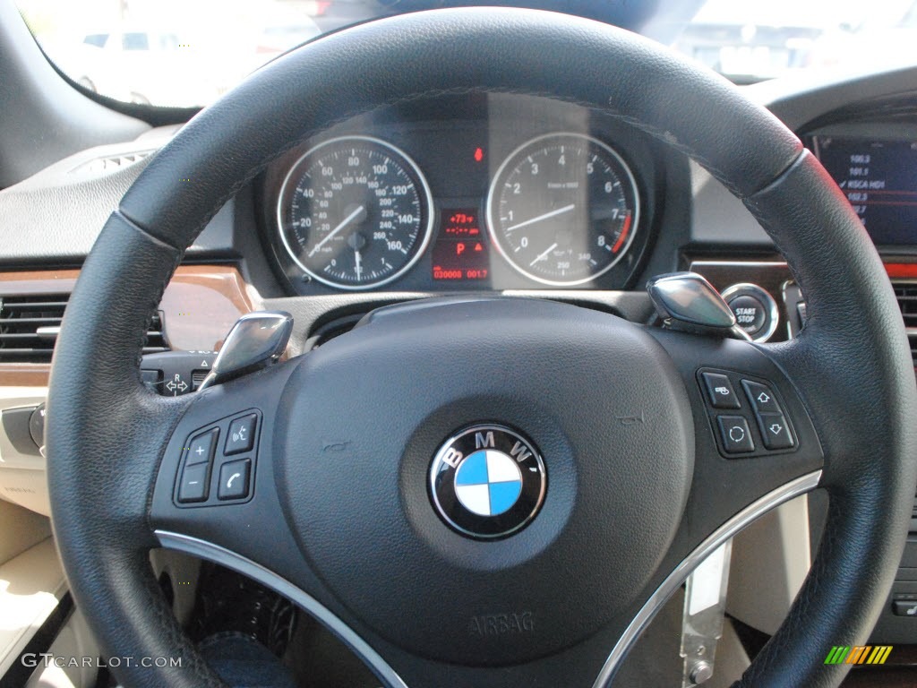 2009 3 Series 335i Convertible - Crimson Red / Cream Beige Dakota Leather photo #25