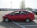 2011 Red Candy Metallic Ford Fiesta SEL Sedan  photo #5