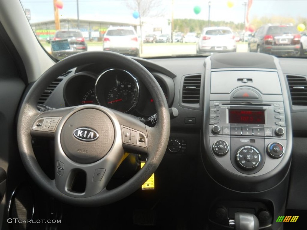 2010 Kia Soul + Black Soul Logo Cloth Dashboard Photo #62818205