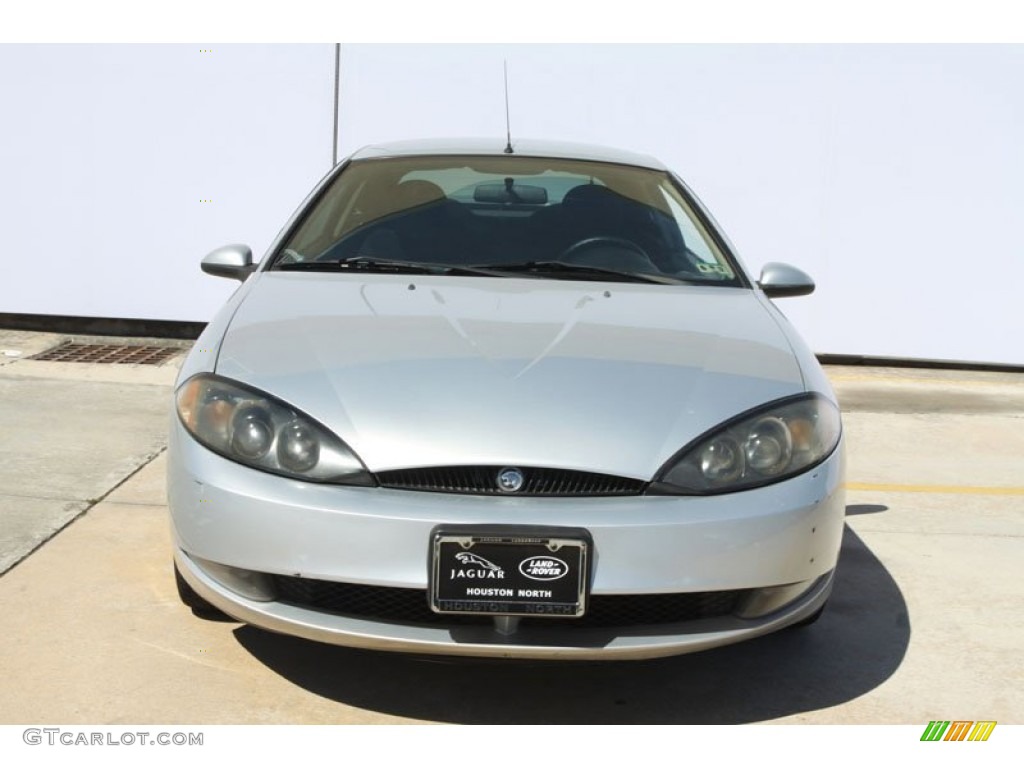 1999 Cougar V6 - Silver Frost Metallic / Midnight Black photo #7