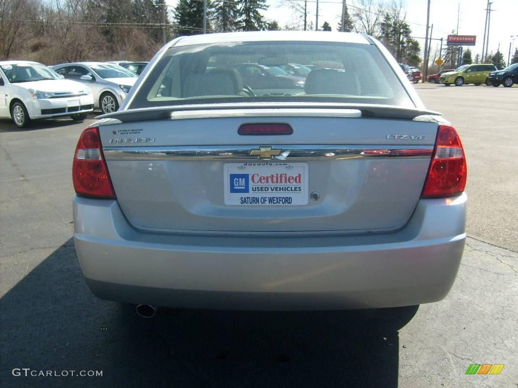 2006 Malibu LTZ Sedan - Silverstone Metallic / Titanium Gray photo #4