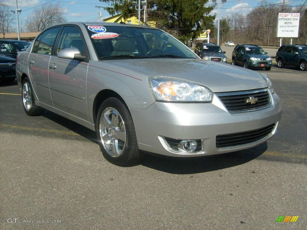 2006 Malibu LTZ Sedan - Silverstone Metallic / Titanium Gray photo #7