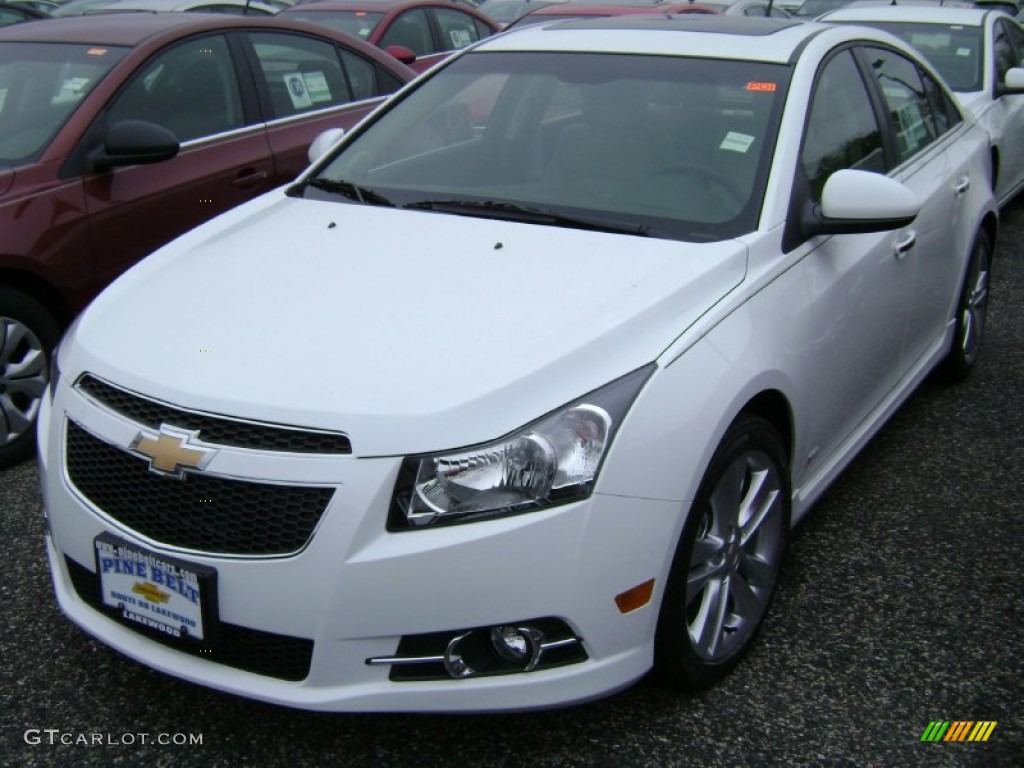 2012 Cruze LTZ/RS - Summit White / Cocoa/Light Neutral photo #1